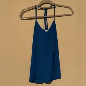 GUC Abercrombie & Fitch Vibrant Blue Fun Spaghetti Strap Top
